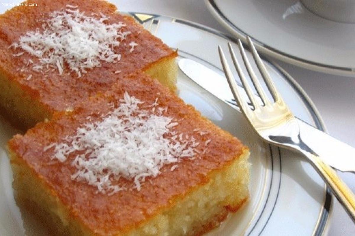 Gâteau de semoule turc au sirop - Revani