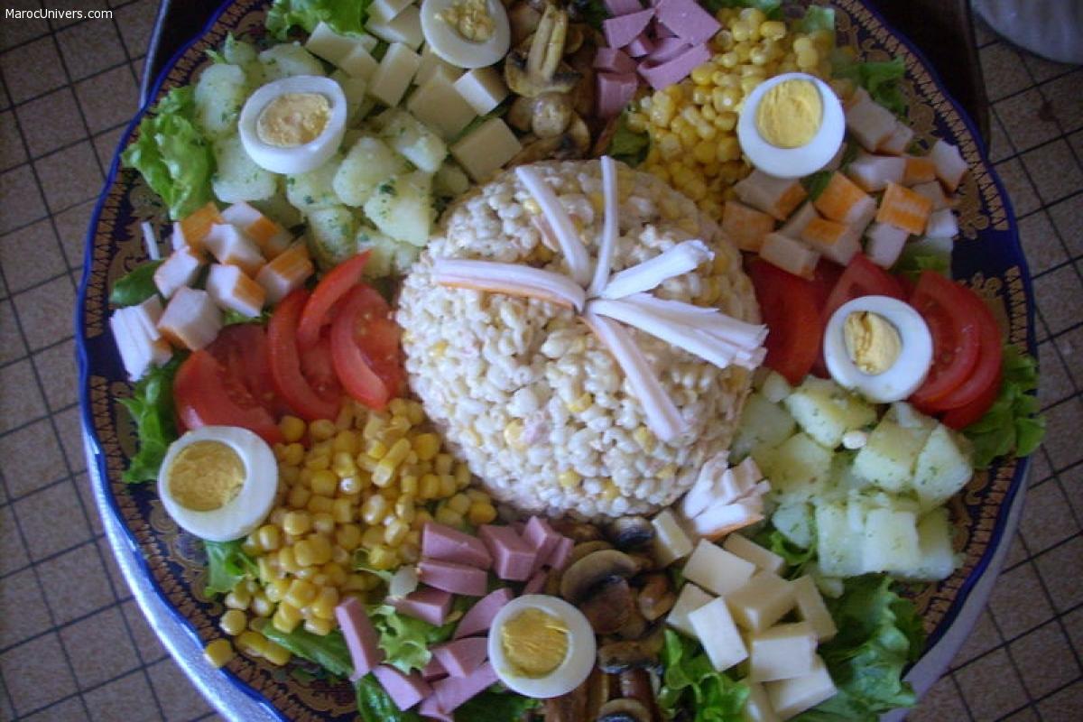 Salade variée marocaine - idéal pour invités