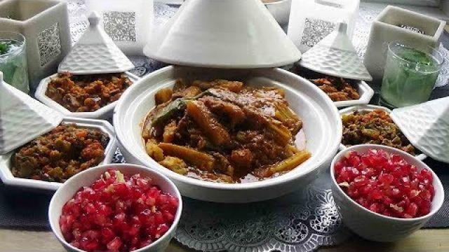 Tajine de cardons et salades Marocaines: Repas de saison bénéfique