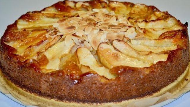 Cake aux pommes sans oeufs/كيكة بدون بيض بالتفاح تستحق التجربة