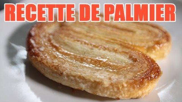 Faire un palmier pâtisserie - Gâteau avec pate feuilletee sucree