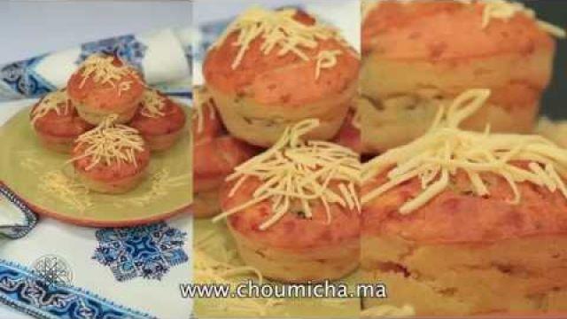 Choumicha : Muffins au Fromage et à la Dinde Fumée