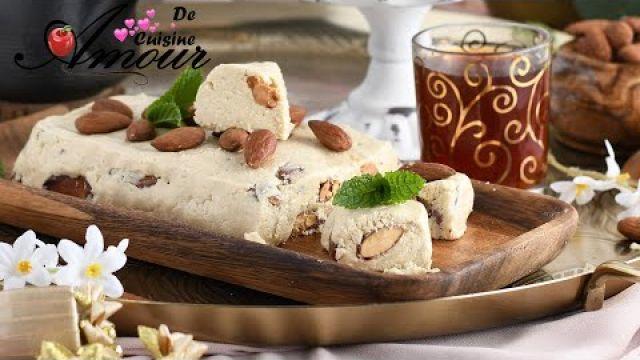 halva : chamia sans cuisson halwa turc, dessert facile de Ramadan