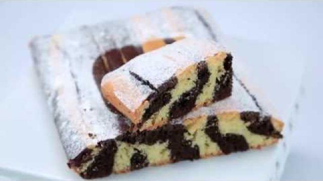 Choumicha : Cake Zébré Vanille-Chocolat