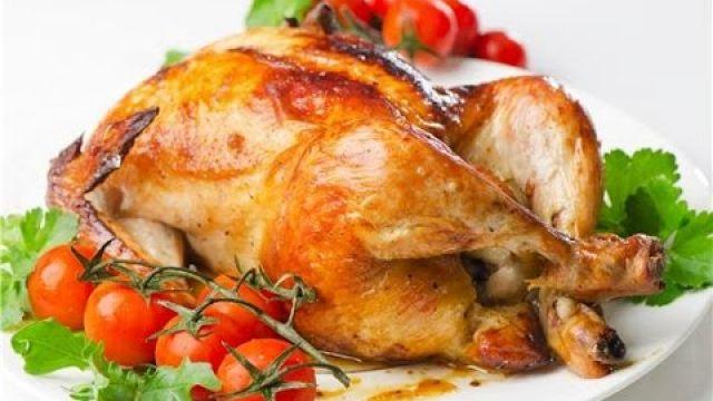 Poulet farci à la marocaine/Roast chiken