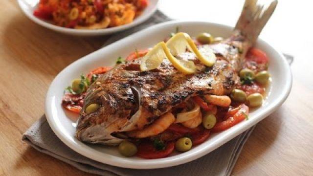 Délicieux poisson farci à la marocaine 