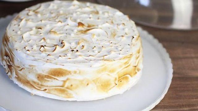 Gâteau meringué au citron et vanille  /  كعكة الليمون والمورانغ