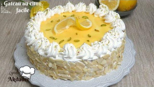 gâteau au citron facile par Lynda akdader