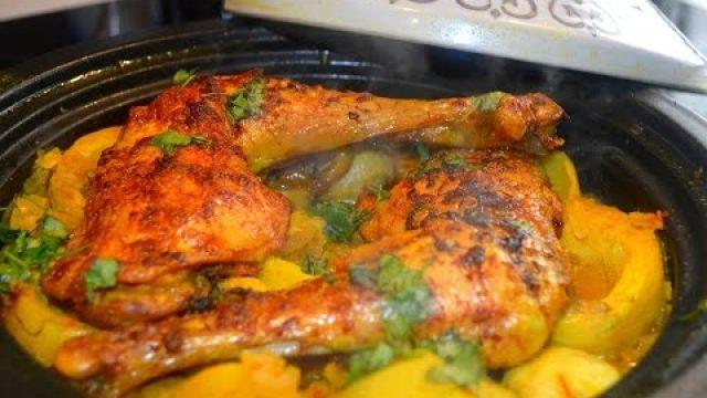 Tajine de poulet aux artichaut - Cuisine marocaine